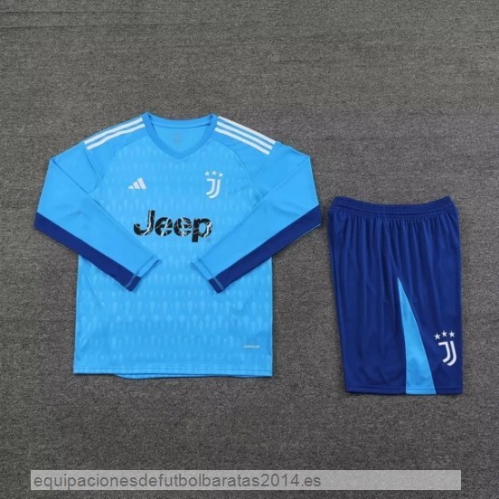 Nuevo Tailandia Manga Larga Portero Conjunto De Hombre Bayern Munich 23/24 Azul Baratas